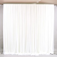 Voile Wedding Party Backdrop Solid Color Curtains Event Stage Decor Background