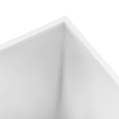 5 Pack Modern Square Cake Pedestal Stands Iron White For Cake Shops Weddings