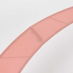 2 DUSTY ROSE Fitted Spandex Half Crescent Moon Arch BACKDROP STAND Events