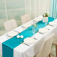 12×108″ Satin Table Runner Wedding Party Banquet Dinner Table Supply Decorations