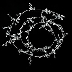 1.5M DIY Acrylic Crystal Beads Curtain Garland Branch String Party Wedding Decor