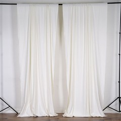 10 ft x 10 Cream Ivory Polyester Photography Backdrop 10 x 10 ft,