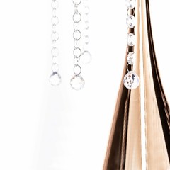 8 pcs 13-Inch long Clear Acrylic Octagon Crystals Garlands for Centerpieces Sale
