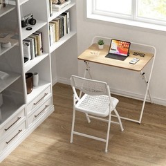 Ytaoka Folding Chair White Foldable Chair with Breathable Mesh Seat and Sturd…