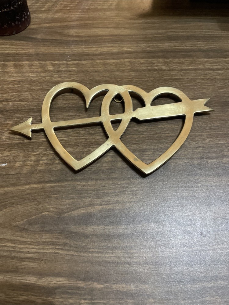 Heart & Arrow Wall Hanging Decor Metal Hearts C11