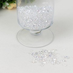 4000 Iridescent Acrylic Diamond Beads Vase Fillers DIY Crafts Party Decorations
