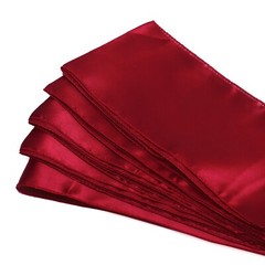 100 Apple Red Satin Chair Sashes Silky Sateen Chair Bows wedding party décor