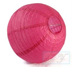 9x 30cm hotpink paper lanterns engagement wedding birthday party home decoration