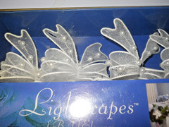 Lightscapes of Bridal Elegance Set of 10 lights -Bows w/ tiny pearls- NIB