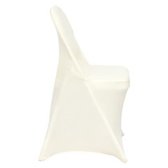 VEVOR 30PCS White Stretch Spandex Folding Chair Covers for Wedding Party Dining