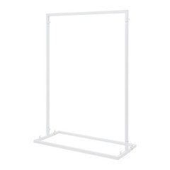 1×0.75M Wedding Arch Backdrop Metal Stand Flowers Balloons Frame Party For Decor