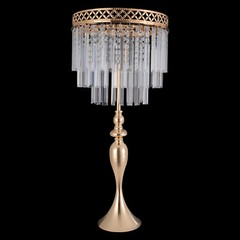 31.49” Tall Flower Holder for Wedding Crystal Flower Stand, Weddings Decoration