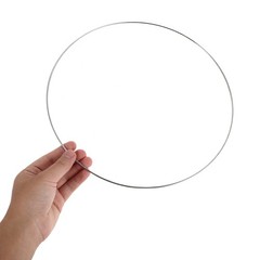 10pcs Round Metal Hoops 30 cm Galvanized Iron Wire Rings For Diy Wedding Decor