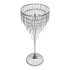 5-Tier Metal Table Centerpiece Crystal Flower Vase Stand Wedding Party Decor