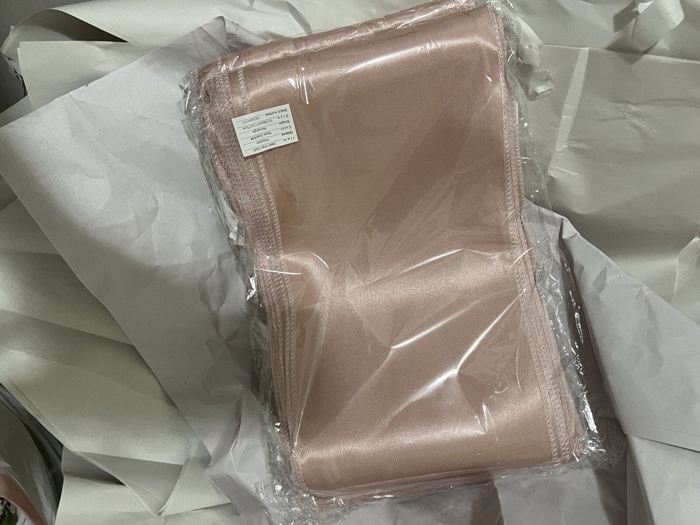 72 PCS Satin Chair Sashes, Rose Gold Bows Sashes for Chair Covers, Washable R…