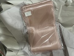 72 PCS Satin Chair Sashes, Rose Gold Bows Sashes for Chair Covers, Washable R…