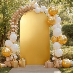 Arch Cover Backdrop Cover 1 Pieces Elastic for Wedding Birthday Photo Background