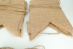 (2) – 15pcs Burlap Banner DIY Party Decor for Birthday Wedding Baby Shower Party