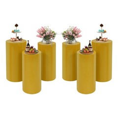 6 Pedestal Stand Party Iron Round Column Riser Wedding Party Display Decoration