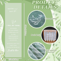Reserved Wedding Chair Sign Banner Loving Memory Signs for Wedding with Love fro