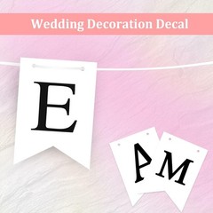 Just Married Car Decorations Sign Wedding Banner Set Car Sign Decor Ribbon