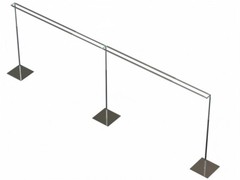 DOUBLE CROSS BAR ADJUSTABLE QUICK BACKDROP KIT 10FT x 20FT PIPE WITHOUT DRAPE