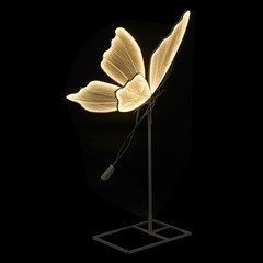 Electric Butterfly Floor Lamp Wedding Decor Standing Lamp LED Warm Light 80 cm