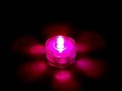 96 HOT PINK LED Submersible Waterproof Wedding Floral Decoration Tea Vase Light