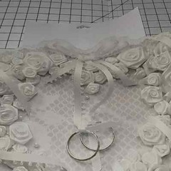 Wedding Bridal Shower Cutout Decoration, Double-Sided, NWT, With This Ring
