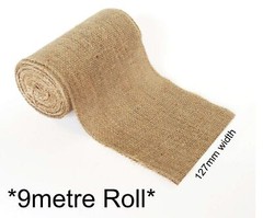 NaturalRustic Burlap Garland Ribbon Roll Jute Hessian Table Runner Wedding Party