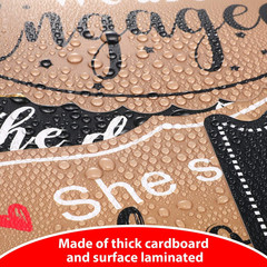 10 Pieces She Said Yes Sign Engagement Photo Props Engagement Announcement Photo