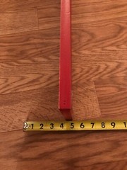 Ashland Wooden Red Shutter Home Wall Decor. NEW. I LOVE YOU Rustic