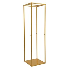 Metal Wedding Square Flowers Stand Stage Gold Decor Backdrop Props Bracket Stand