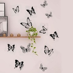 24pcs Butterfly Wall Stickers, 3D Butterflies Wall Decals, Removable…