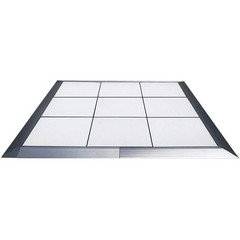 Portable Commercial Dance Floor 12×12 White Waterproof Tiles Wedding Event Party