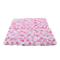 Flower Wall Panel 24″ x 16″ Artificial Roses Dahlias for Wedding & Party