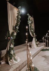 Golden Reed LED Light Stands Decor Party Wedding
