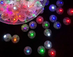 50pc Color Changing Blinking LED Pearl Light For Party Decor Christmas H-30