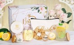 Bride To Be 10 pc Gift Box, Best Bridal Shower Bachelorette Gifts For Bride