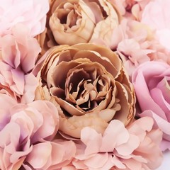 6 Pcs Flower Wall Panel Floral Backdrop,24 * 16in Artificial Flower Wall Panels