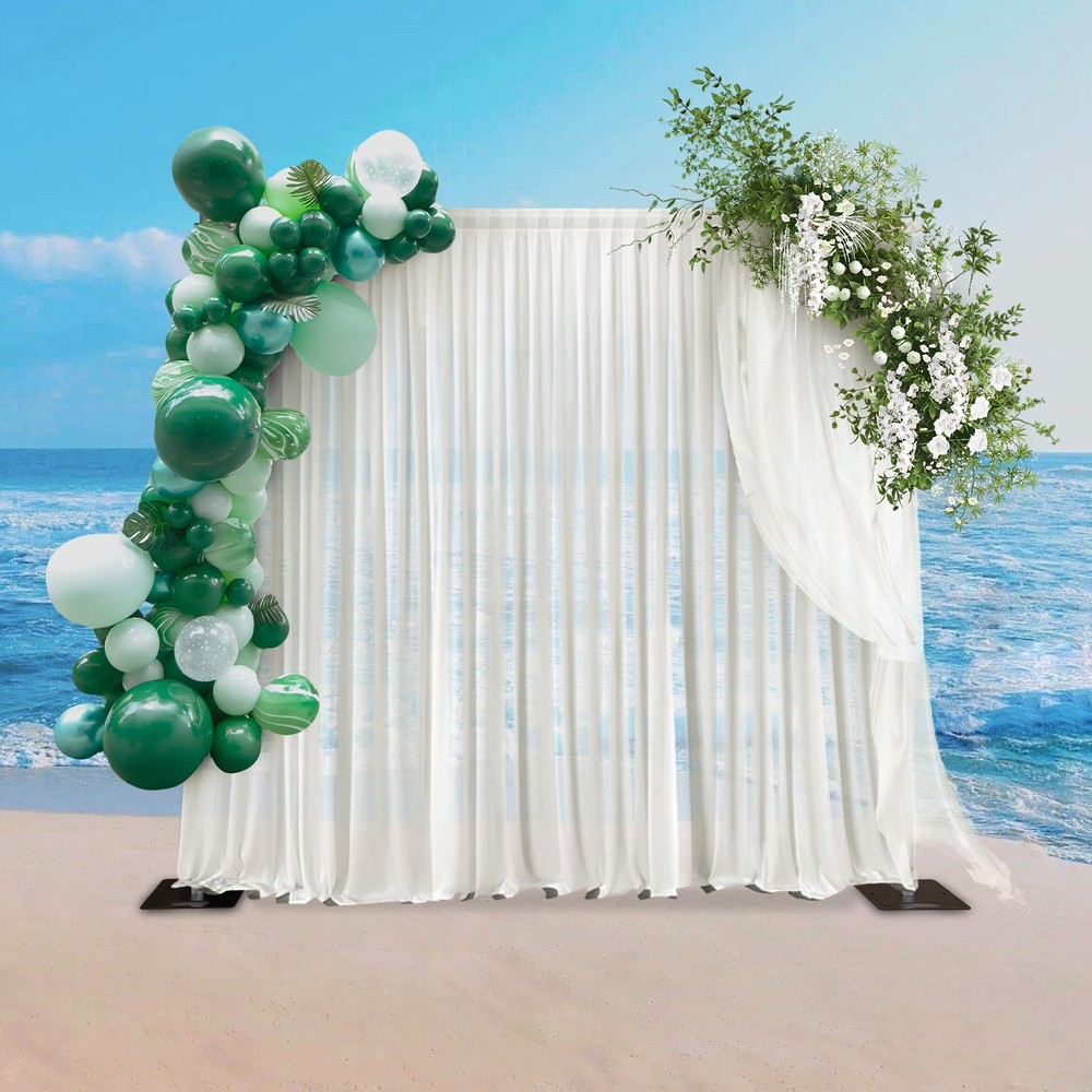 10*10ft Square Backdrop Stand，Adjustable Background Holder，Wedding Backdrop Rack