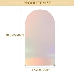Arch Cover Backdrop Cover 1 Pieces Elastic for Wedding Birthday Photo Background