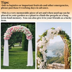 Wedding Party Arch Outdoor Garden Backdrop Stand Arbor Bridal Festival Decor USA
