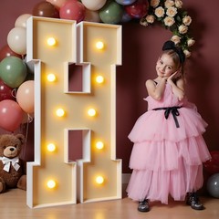 imprsv 4FT Light Up Letters for Birthday Party & Wedding Decor – Large Marque…