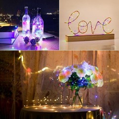 Multicolor Twinkle Lights with 8 Lighting Modes, Fairy Lights with 36FT 100 L…