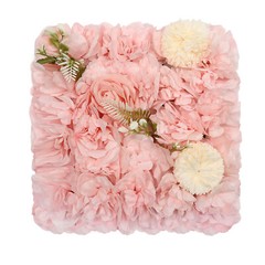 12pcs Artificial Flower Wall Background Silk Rose Mat For Wedding Backdrop Wall