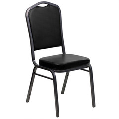 100 BLACK Polyester BANQUET CHAIR COVERS Wedding Ceremony Supplies Event Décor