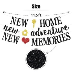 New Home New Adventure New Memories Banner, Welcome Home/Housewarming Party