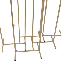 Gold Steel 5-Piece Multi-Height Floral Backdrop Stand Set 125–205 cm