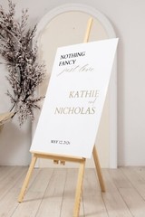 Acrylic Wedding Welcome Sign – Personalized Wedding Signs – Reception Signage